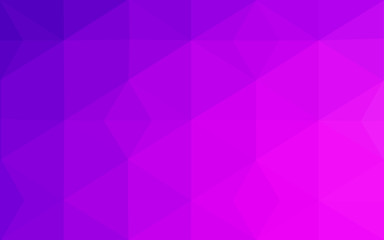 Obraz premium Multicolor purple, pink polygonal design pattern, which consist of triangles and gradient in origami style.