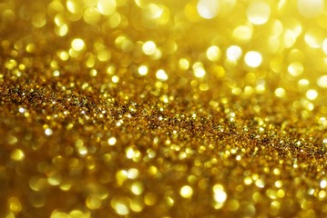 smooth blur gold glitter bokeh texture abstract background