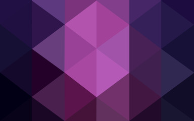 Obraz premium Dark pink polygonal design pattern, which consist of triangles and gradient in origami style.