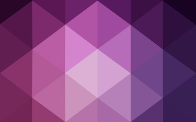 Obraz premium Dark pink polygonal design pattern, which consist of triangles and gradient in origami style.