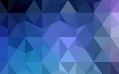 Fototapeta premium Multicolor dark pink, blue polygonal design pattern, which consist of triangles and gradient in origami style.
