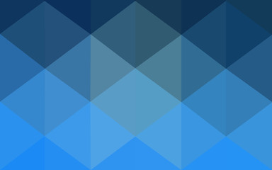 Obraz premium Blue polygonal design pattern, which consist of triangles and gradient in origami style.