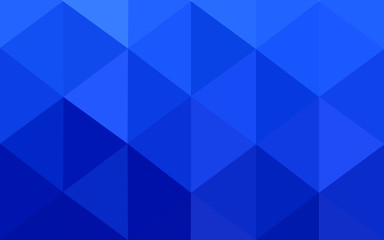 Obraz premium Blue polygonal design pattern, which consist of triangles and gradient in origami style.