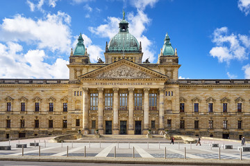 Obraz premium Bundesverwaltungsgericht Leipzig