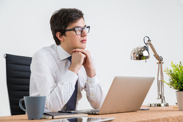 Businessman at work