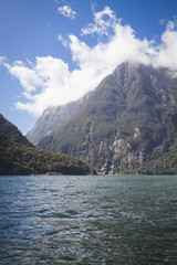 Auf dem Milford Sound Neuseeland