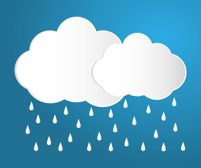 Rain and cloud icon