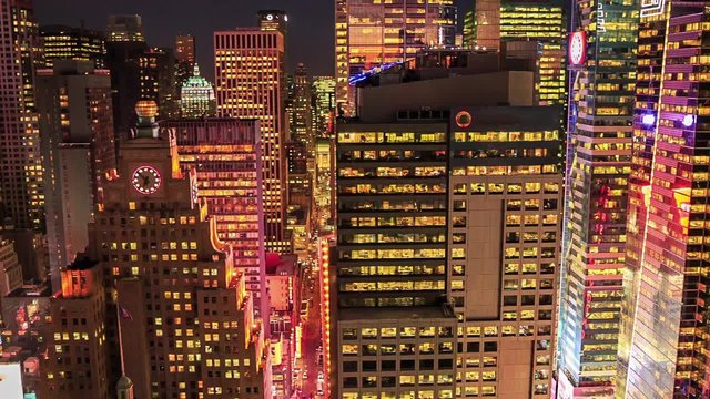 Cinemagraph Loop - New York at night - Motion photo