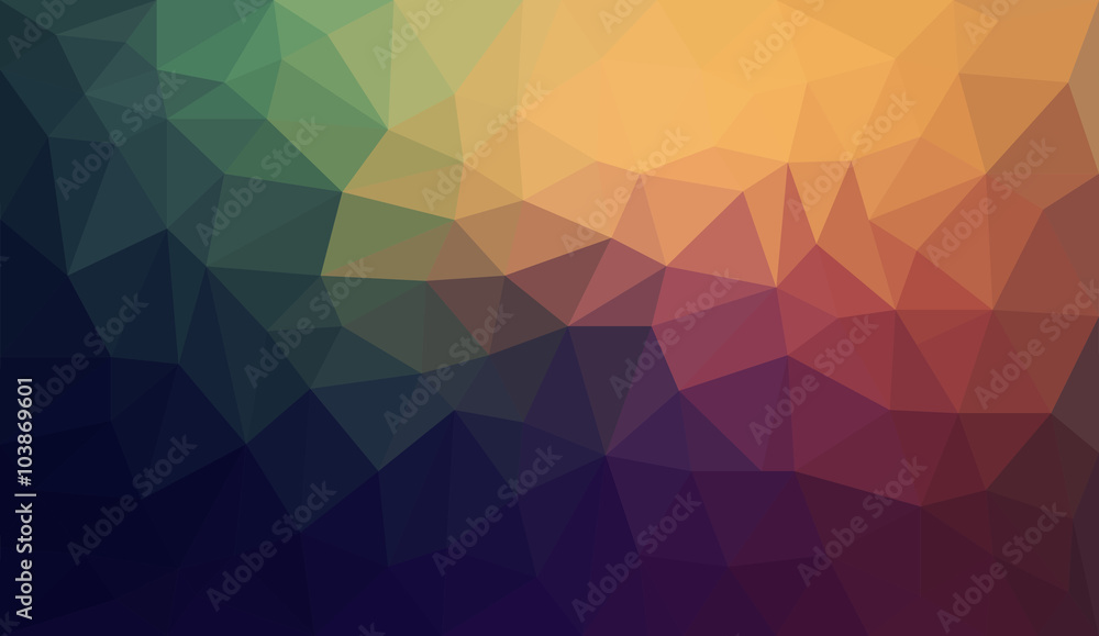Poster gradient abstract polygon background