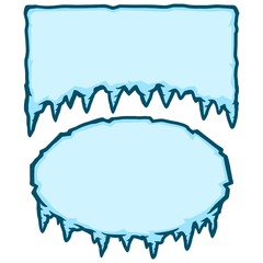 Ice Background Shapes