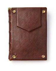 Vintage book in leather cover