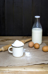 ingredients for baking food