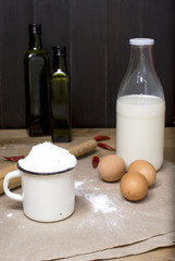 ingredients for baking food