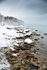 Baltic Sea in winter.