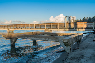 Pier At High Tide 6