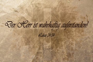 The Lord has really risen!