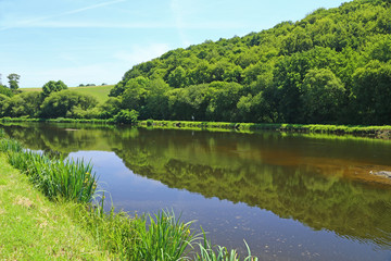Kanal Nantes Brest, Bretagne, Frankreich