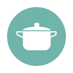 Obraz premium Kitchen pot icon