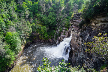 Linville Falls in North Carolina,  USA - 103875663