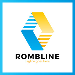Rhomb Line Logotype