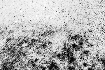 Grunge black and white distress texture . Scratch and texture or