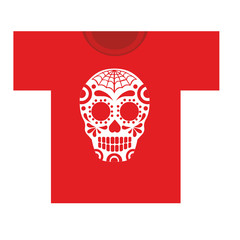  Gothic coat of arms with skull, grunge.vintage design t-shirts