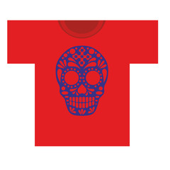  Gothic coat of arms with skull, grunge.vintage design t-shirts