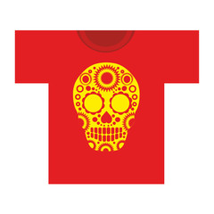  Gothic coat of arms with skull, grunge.vintage design t-shirts