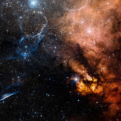 Stars nebula in space. Elements of this image furnished by NASA