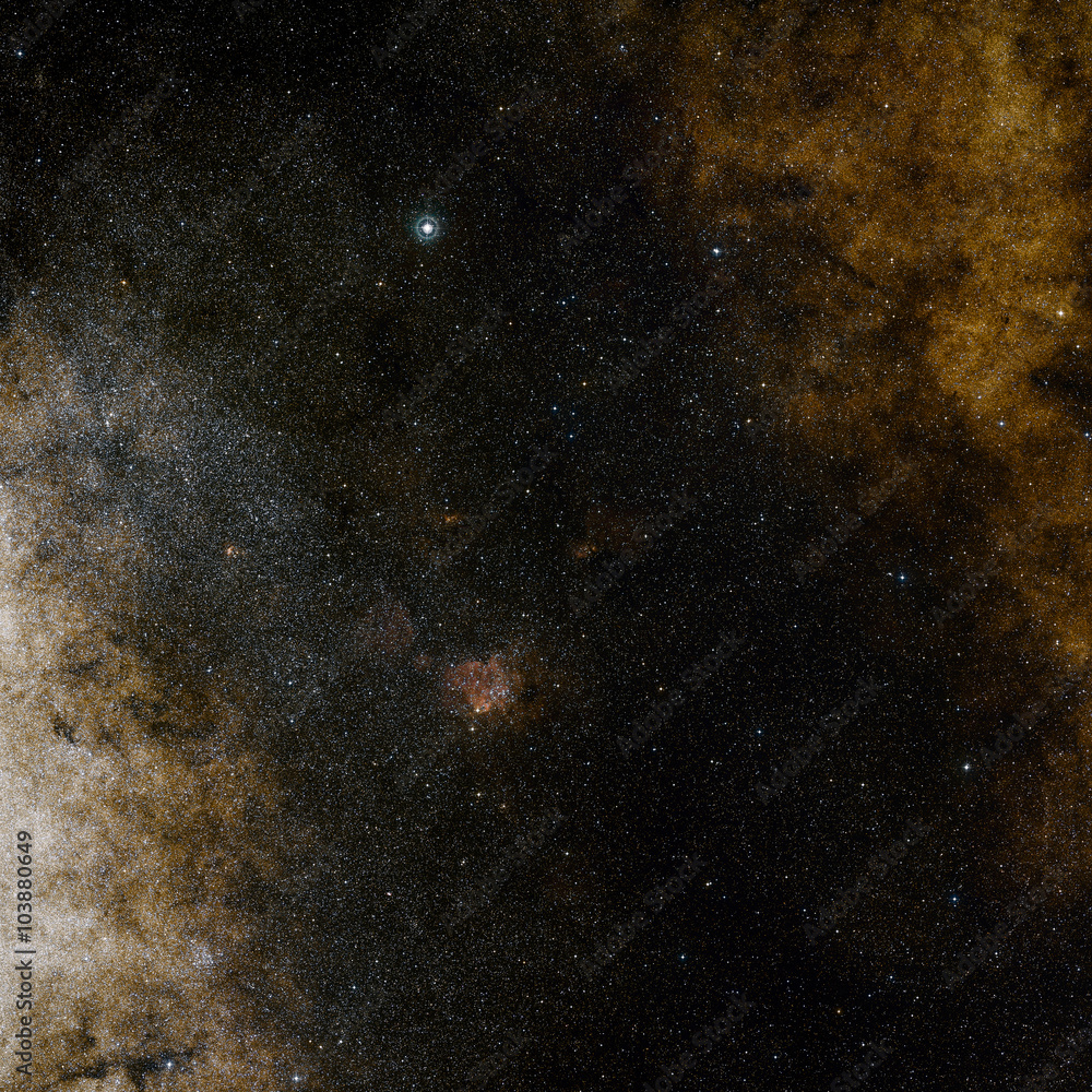 Wall mural stars nebula in space. elements of this image furnished by nasa
