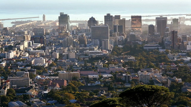 Skyline of the financial district of Cape Town, South Africa