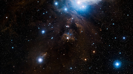 Stars nebula in space. Elements of this image furnished by NASA