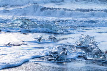 Icy water