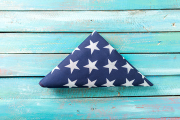 Folded American Flag