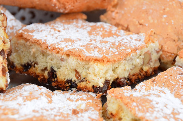 Close up of homemade cookie