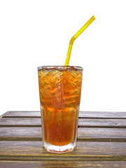 Glass of ice tea