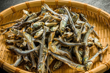 にぼし　日本の出汁　Soup stock of dried small sardines Japan