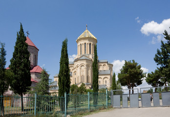 The Holy Trinity Cathedral of Tbilisi.  This is the main Cathedral of the Georgian Orthodox Church located in Tbilisi, the capital of Georgia