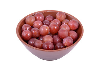 Red Grapes in a bowl