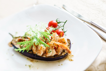 stuffed aubergine