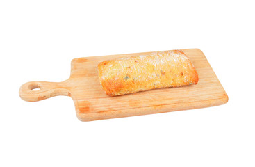 Olive ciabatta on board