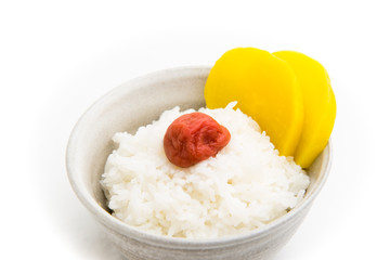 umeboshi on rice