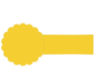 Colorful label, vector illustration