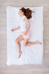 Beautiful woman sleeping 