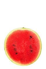 スイカの1/2カット