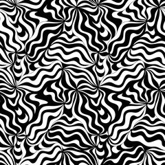 Vector floral background of drawn lines