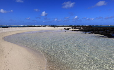 plage sauvage de l'île Maurice