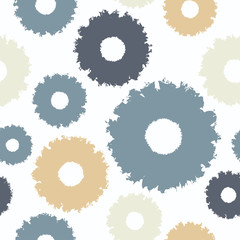 Seamless vector background with decorative flowers. Print. Cloth design, wallpaper.