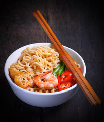 Hot and spicy instant noodle