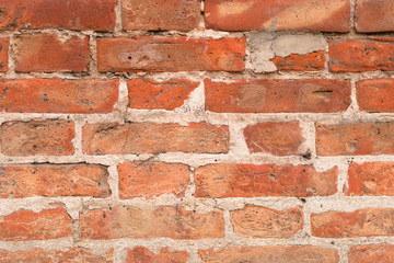 Fototapeta premium Brick texture with scratches and cracks